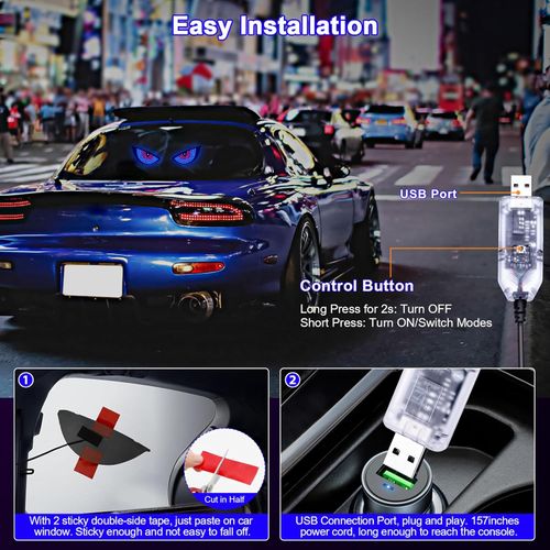 📍Vehicle Dynamic LED Devil Eye Lights📍