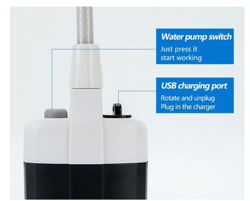 🚿 Stay Fresh Outdoors✨ Portable Camping Shower with Adjustable Flow – For Easy & Convenient Outdoor Cleaning!