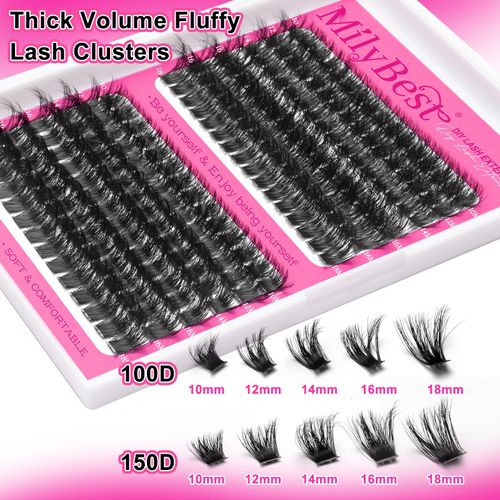 Manga Lash Clusters Kit 100D 13-19MM