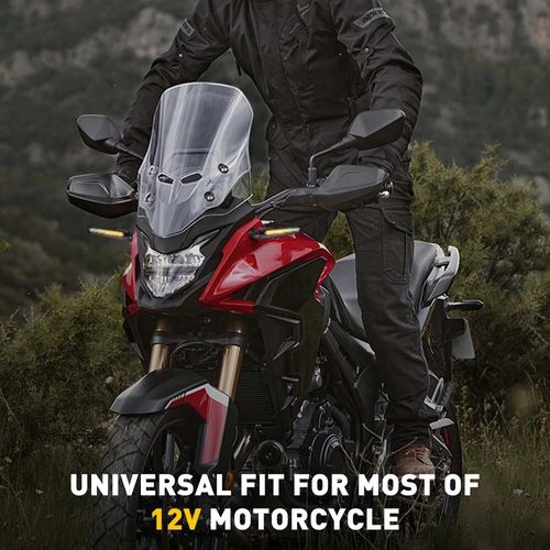 🔥Universal 4X Motorcycle Sequential LED Turn Signal Blinker Light