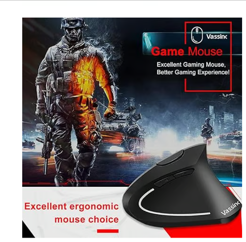 Ergonomic Vertical Wireless Mouse