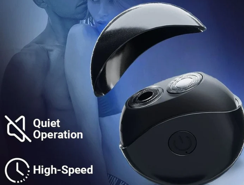 Portable multifunctional electric shaver – Dual ring blades, IPX4 waterproof and compact UFO design 🪒⚡