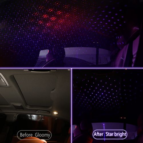 ✨2 Pack USB Star Car Roof Lights✨