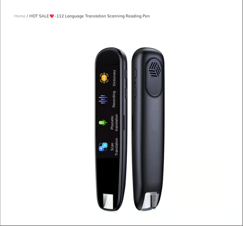 HOT SALE❤️-112 Language Translation Scanning Reading Pen