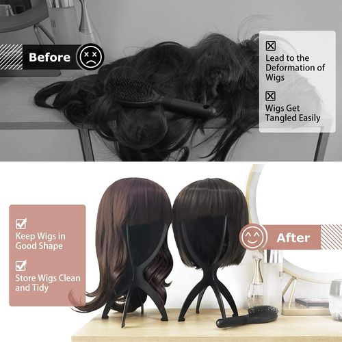Buy two get one free!3PCS Collapsible Wig Stand For Women