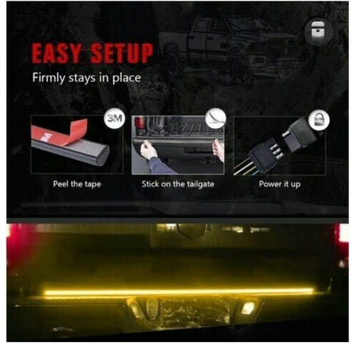 LED tailgate lights, turn signals and driving and reversing lights