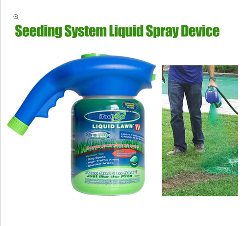 Liquid Seeding Grass Lawn Green Spray System