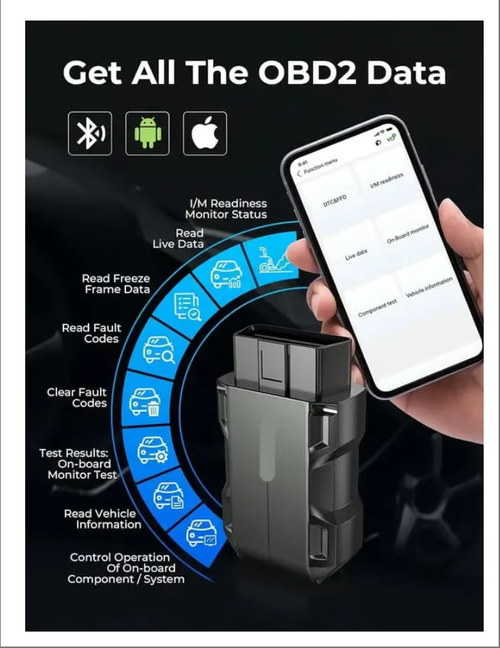 OBD2 Scanner Bluetooth Wireless Full System Diagnostic Tool