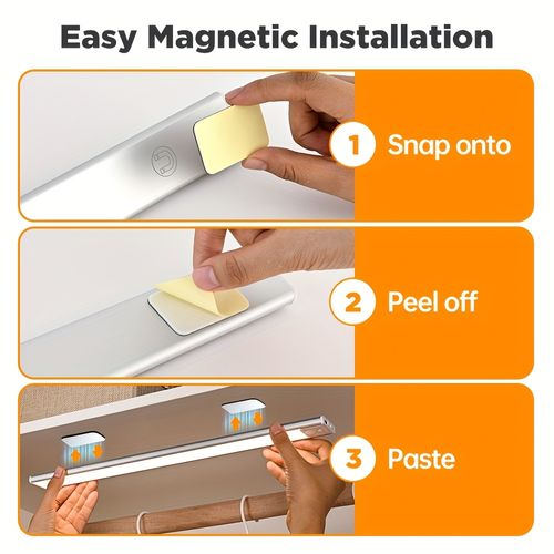 66LED Rechargeable Motion Sensor Under Cabinet Lights