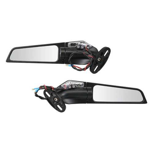 Motorcycle Wing Mirrors with LED