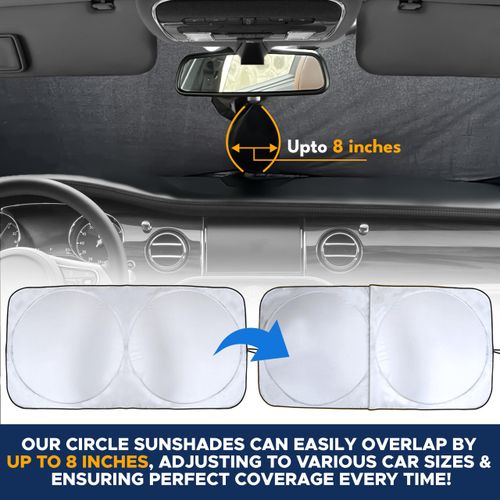 50% off Car Windshield Sun Shade | Blocks 99% Heat & Keeps Interior Cool
