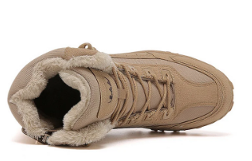 Men's Combat Boots Orthopedic Support Hiking Boots Waterproof Anti-Puncture Work Boots