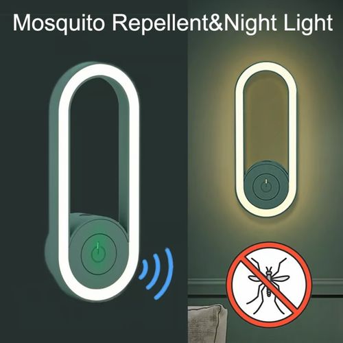 2023 Latest Frequency Conversion Ultrasonic Mosquito Killer with LED Sleeping Light