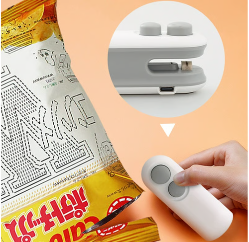 Mini Sealer Small Household Hand Pressure Sealer Portable Snack Plastic Bag Heat Sealing Machine