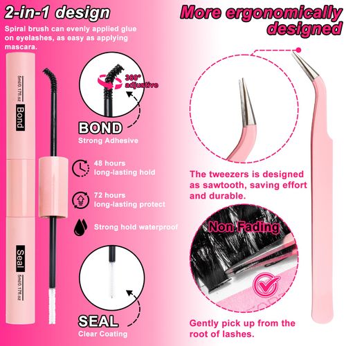 Manga Lash Clusters Kit 100D 13-19MM