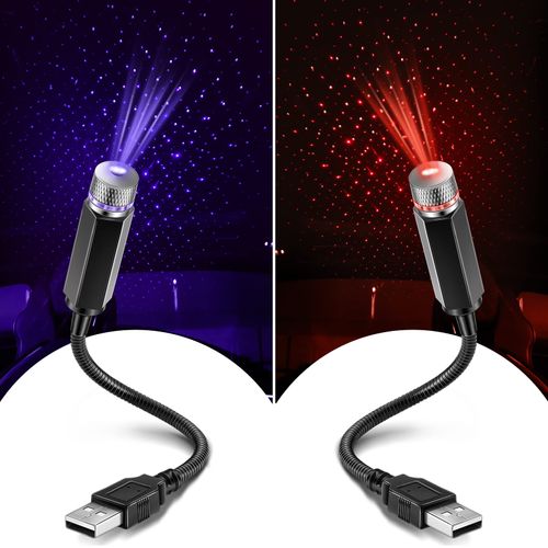 ✨2 Pack USB Star Car Roof Lights✨
