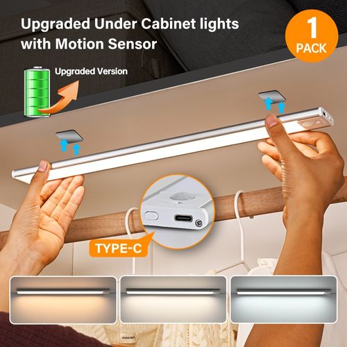 66LED Rechargeable Motion Sensor Under Cabinet Lights