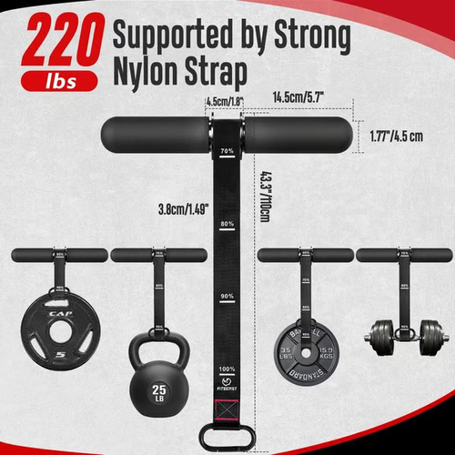 Forearm Strengthener & Wrist Roller with Thickened Handle
