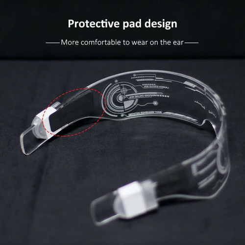 Cyberpunk Clear Lenses 7 Color LED Flashing Light Goggles🕶