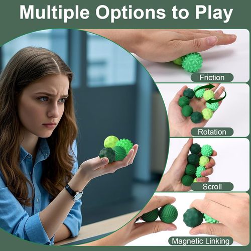 👊NEW! Magnetic Sensory Fidget Balls Stress Relief Toys👊