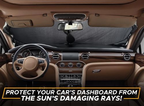 50% off Car Windshield Sun Shade | Blocks 99% Heat & Keeps Interior Cool