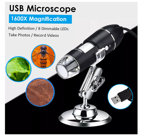 🔬1600X Zoom Digital Microscope Camera Portable Magnifier🔍