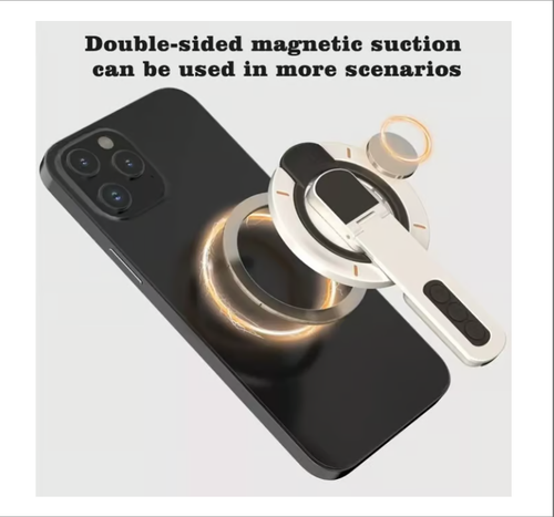 Double-Sided Magnetic Suction Decompression Ring Mobile Phone Bracket