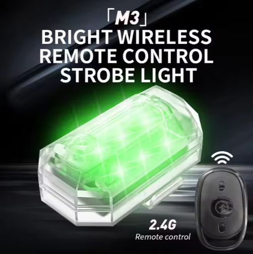 7 Colors Led Aircraft Strobe Lights M3 Airplane Flash Lights Drone Lights Show Motorcycle Lamp👀😛
