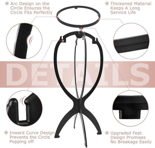 Buy two get one free!3PCS Collapsible Wig Stand For Women