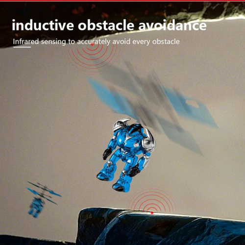 Mecha Small Head Induction Aircraft