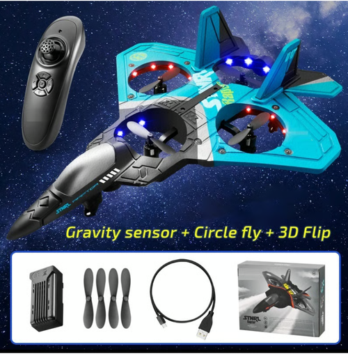 (🎉Flash Sale🎉- 49% OFF)V17 Jet Fighter Stunt RC Airplane