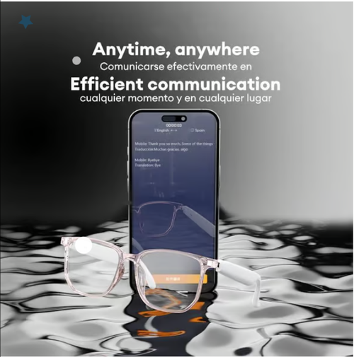 Last Day Promotion 49% OFF🔥-AI Wireless Bluetooth Translation Glasses
