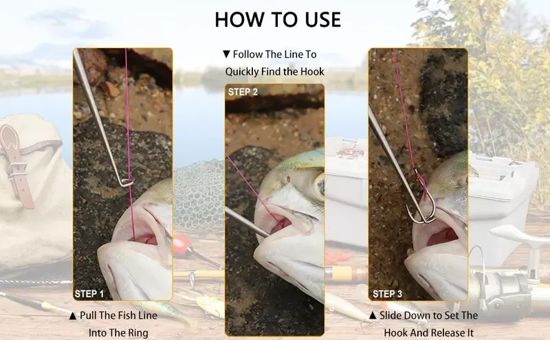 New Arrival 2 PCS Fishing Hook Quick Removal Device