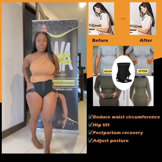 🔥49% OFF 💕Cuff tummy trainer**Femme Exceptional Shapewear color：black size： XXL