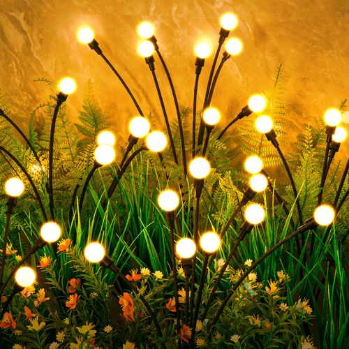 ✨✨Solar Garden Lights, Outdoor Decorations (4-Pack, 32 LEDs)