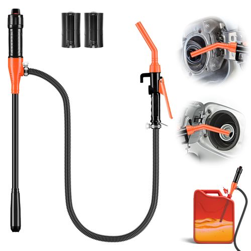 Electric Fuel Transfer Pump Powered for Car Gas Can Gasoline Water Oil