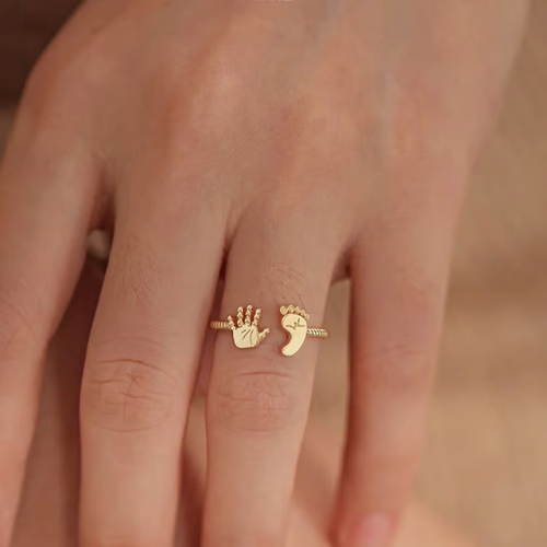 Baby Palm and Feet Ring