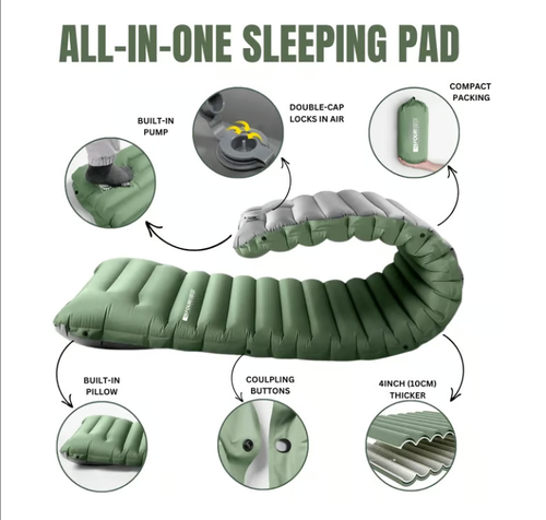 GreenCloud Air Sleeping Pad: Ultimate Comfort for Every Adventure