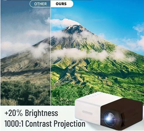 HD Portable Projector Outdoor Projection Home Theater Wireless Video Player Mobile Projector