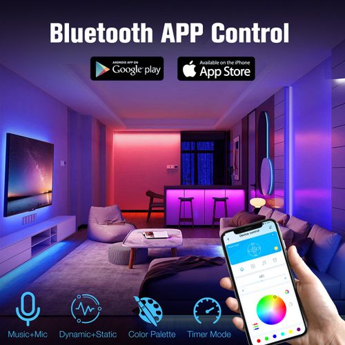 LED Strip Lights 20meters Lights Strip for Bedroom, Desk, Indoor Room Bedroom Brithday Gifts