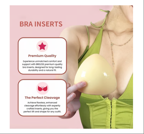 🔥Last Day 40% OFF🔥Sticky Bra Inserts - Washable & Reusable, Instant Lift🔥(Latex-free and Allergy-friendly)