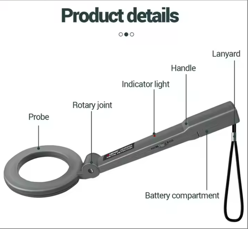 LED-Blinkalarm-Metalldetektor