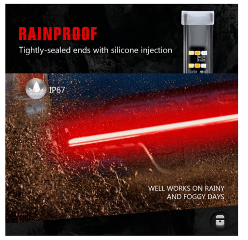 LED tailgate lights, turn signals and driving and reversing lights