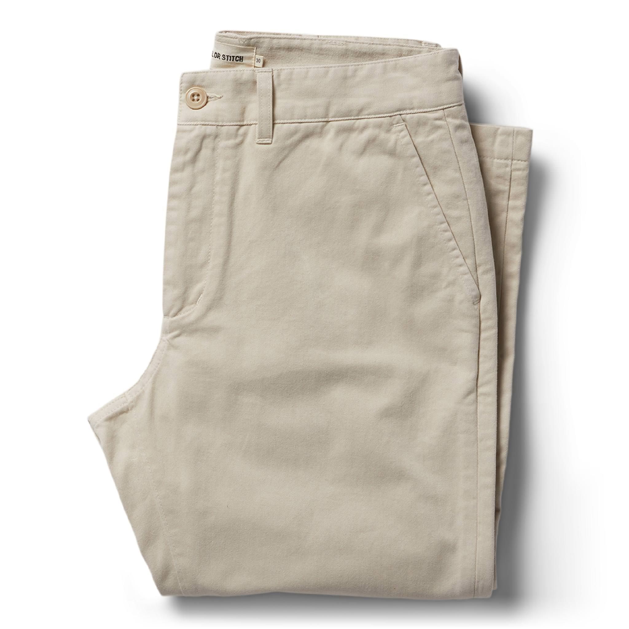 Ewwsr Slim Foundation Pant in Organic Stone