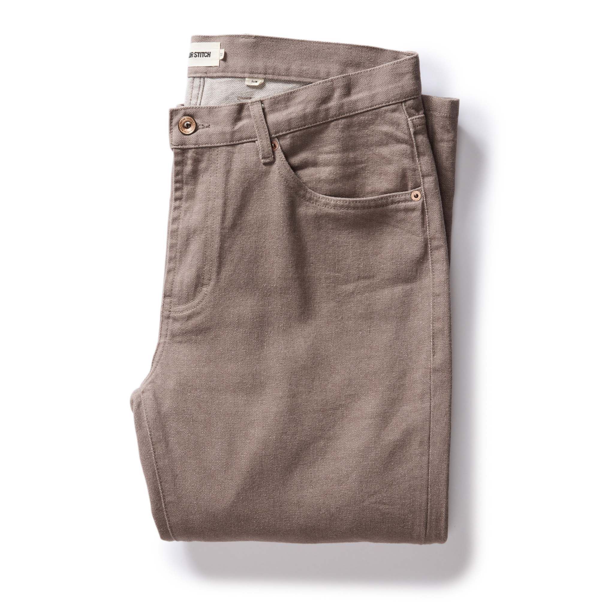 Ewwsr Slim All Day Pant in Silt Broken Twill