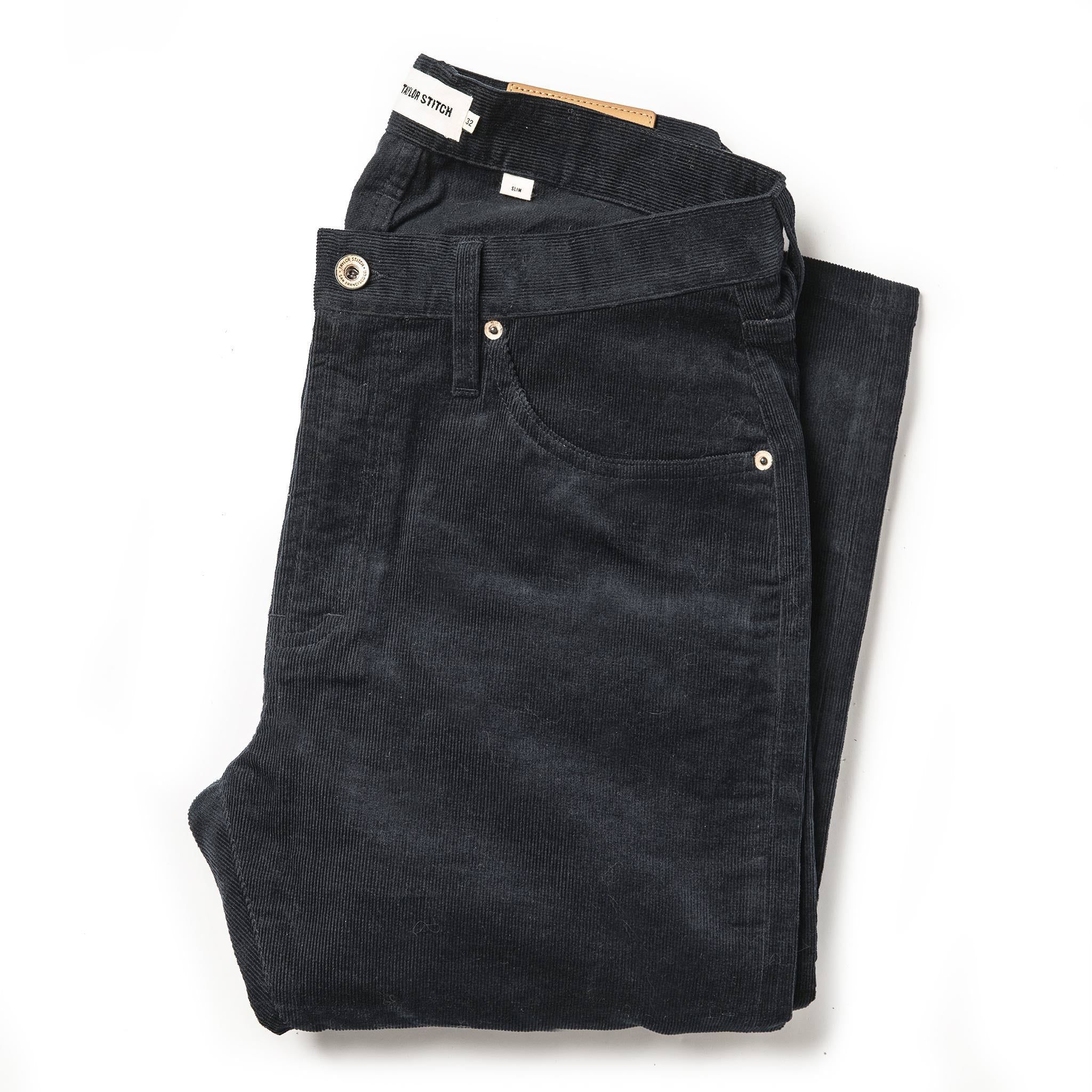 Ewwsr Slim All Day Pant in Coal Cord