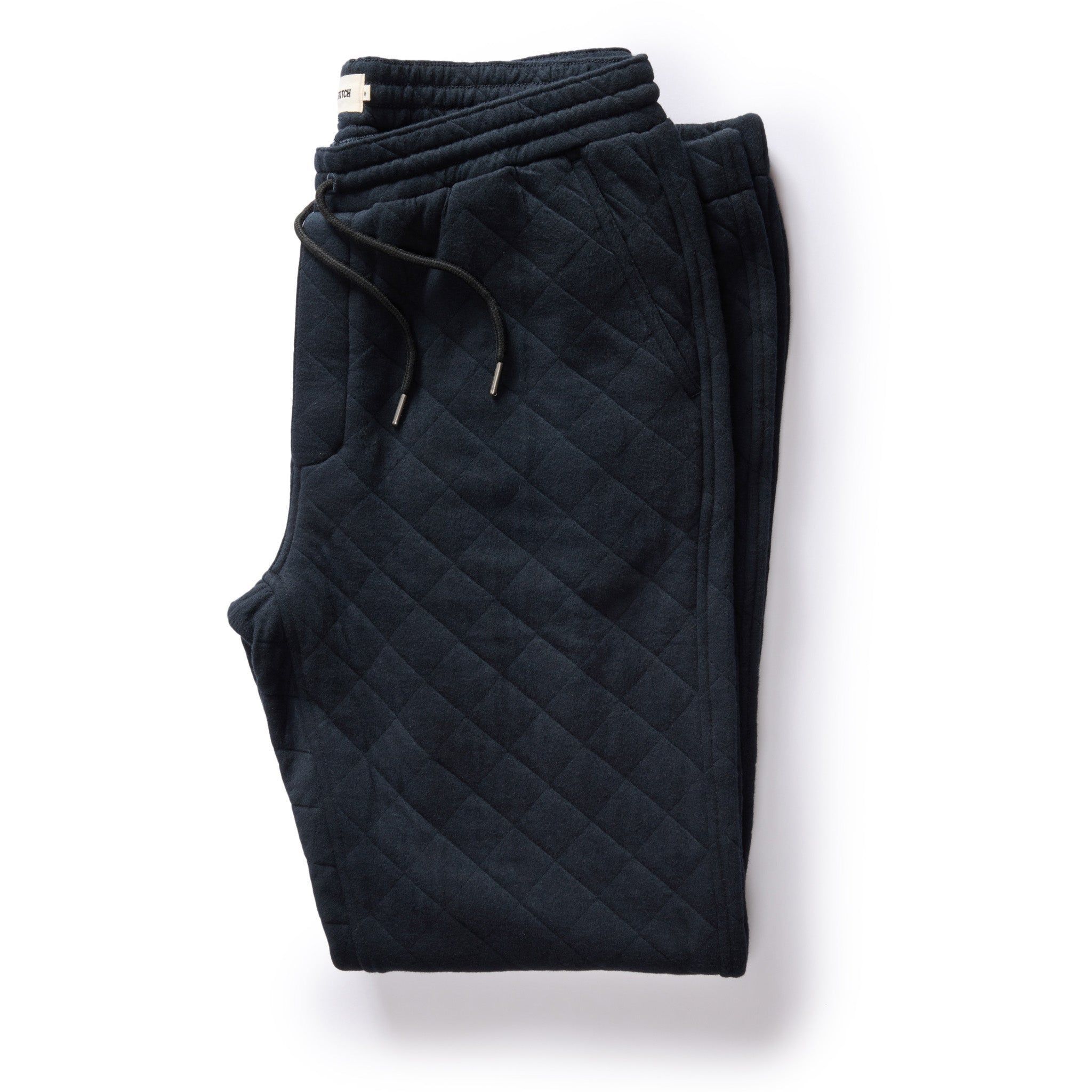 Ewwsr Quilted Jersey Pant in Midnight Heather