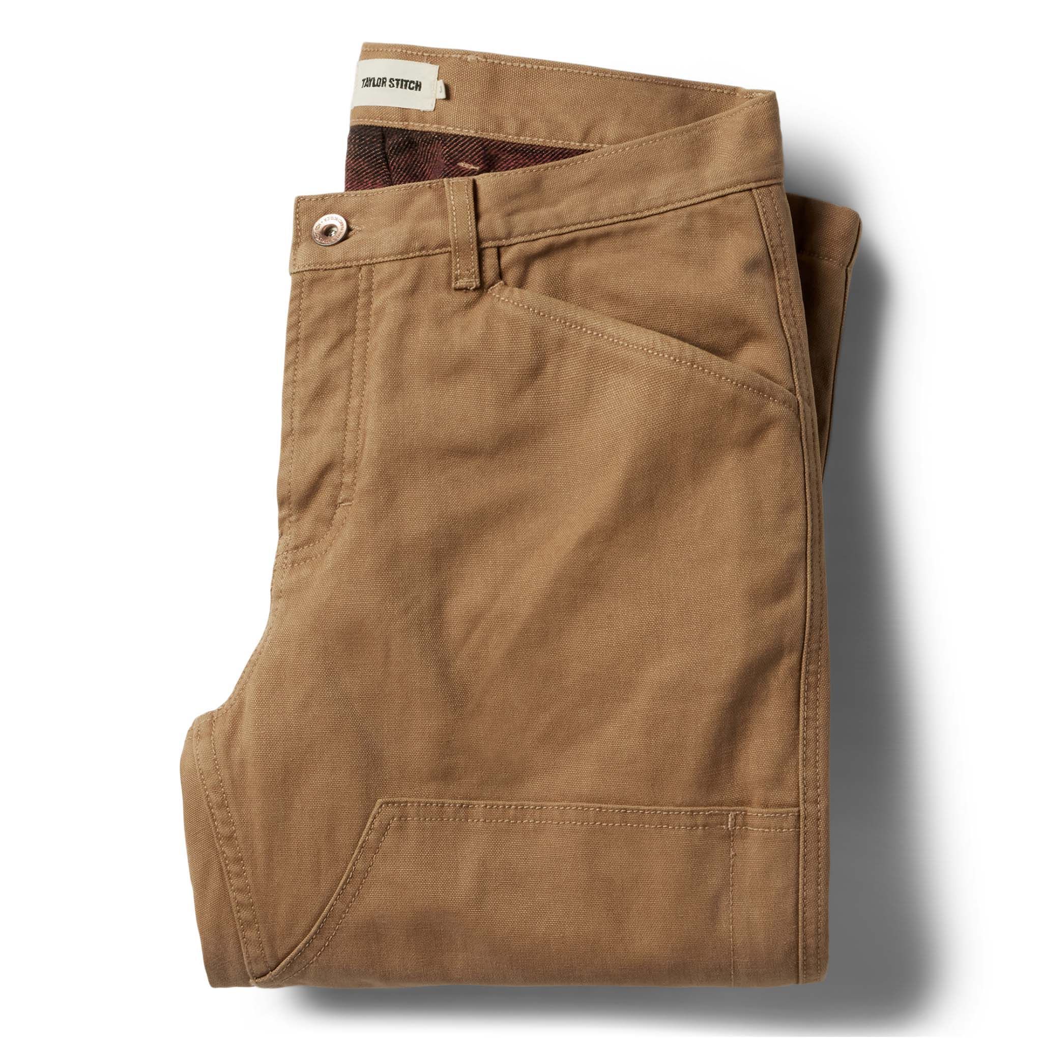 Ewwsr Lined Chore Pant in Tobacco Boss Duck