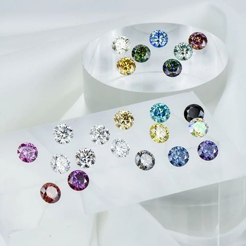 Xingyue gemstone  wholesale synthetic colored moissanite GRA certified   VVS clarity  Jewelry moissanite