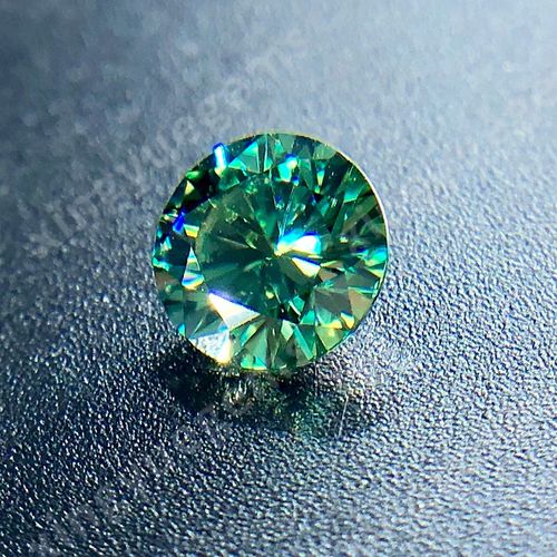 Xingyue 5mm-10mm Wholesale price GRA certified VVS  Clarity Original blue - green  color  Loose Moissanite